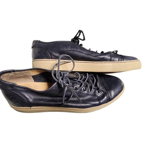 FRYE Justin Low Lace Leather Sneakers Size 13 - Picture 1 of 7